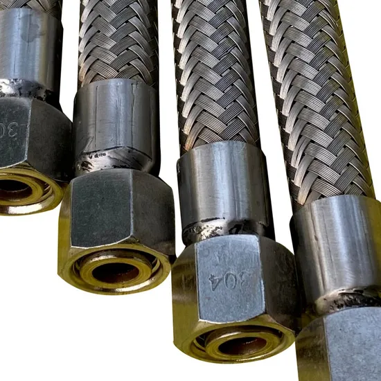Expansion Joint Flexible Stainless Steel Braided Metal Hose with Flange End