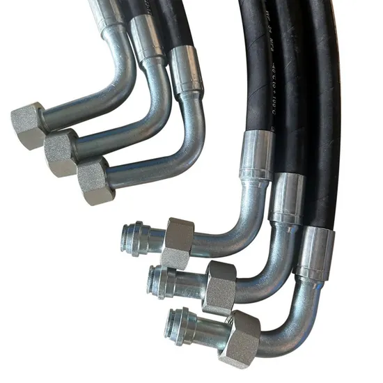 Hydraulic Oil Hose Flexible Oil Suction Delivery Rubber Hose Steel Wire Helix Rubber Hose