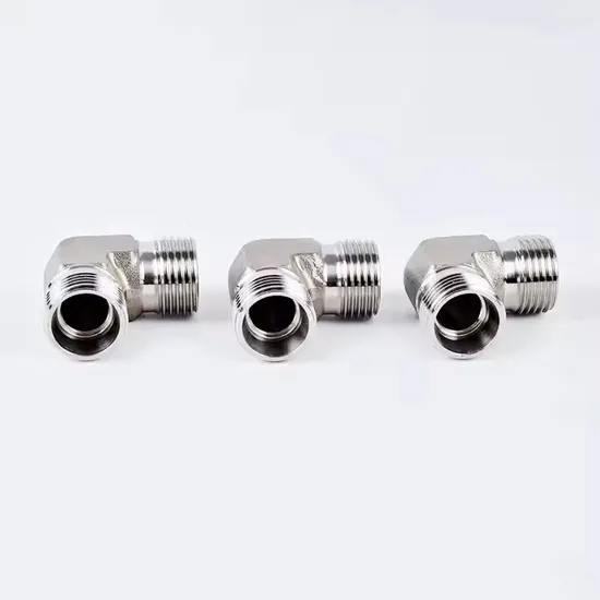 Stainless Steel Right Angle Adjustable to The Joint Temperature and Pressure Resistance External Thread Hydraulic Joint