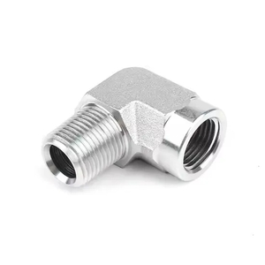 1c9-Rn 1d9-Rn DIN Hydraulic Union Fitting Carbon Steel 90 Elbow Metric Ferrule Fittings