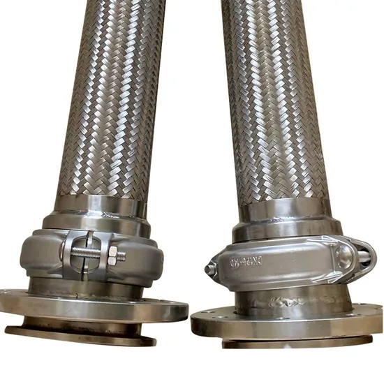 Stainless Steel Flange Joint Braided Flexible Metal Hose