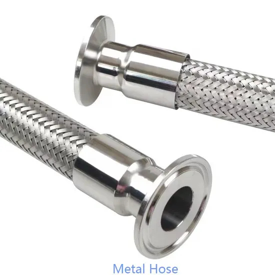 304/ 316 Stainless Steel Flexible Braided Metal Plumbing Hose Nut Type Metal Hose