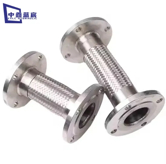 Flexible Stainless Steel Flange PTFE Lined Metal Braided Hose