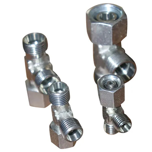 Stainless Steel Double Ferrule Tube Fitting 45 Male Elbow Connection Male Elbow