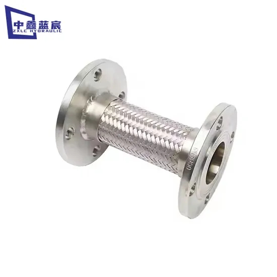 Corrugated Stainless Steel Bellow Hose High Corrosion Resistance Flexible Braided Metal Multi-Layer Wire Braiding Metal Hose