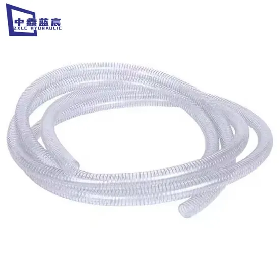 1 Inch Small Size Wholesale High Quality Flexible TPU Hose TPU Tube with Steel Wire Reinforcement