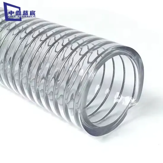 Flexible and Compressible Steel Wire PU Industrial Vacuum Hose