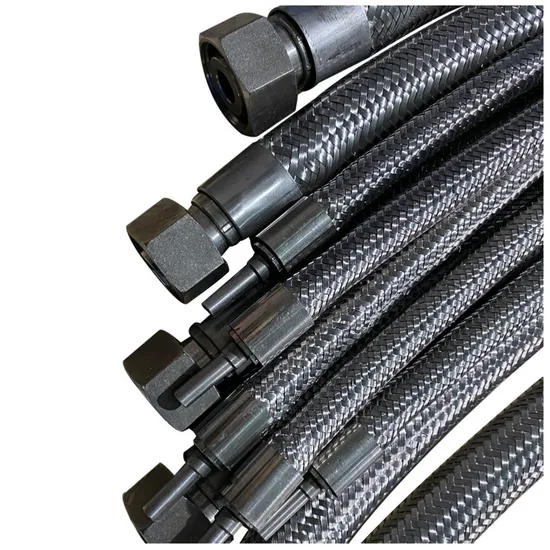 Waterproof Corrosion Resistance Stainless Steel Wire Braided Flexible Metal Hose High Pressure