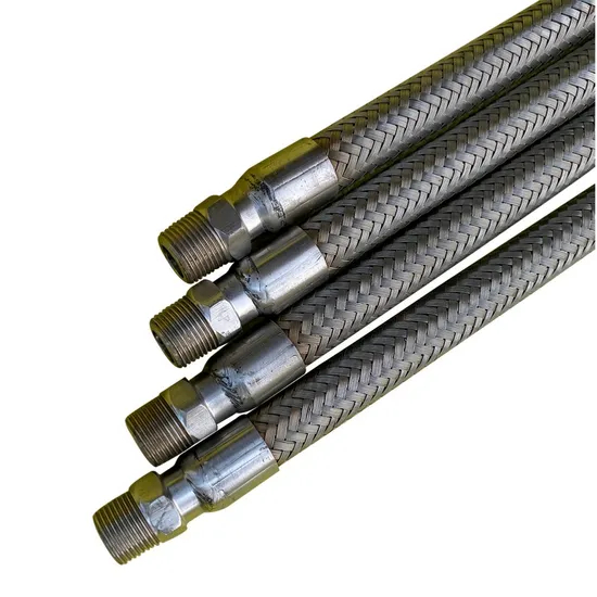 Stainless Steel Wire Braided Corrugated Flexible Metal Hose Pipes, Quick Convoluted Metal Hose for Heated Exchanger