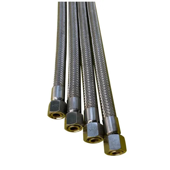 Customized Size 304 Stainless Steel Braided Flexible Metal Hose 3 Inch Hose Flexible Metal Hoses