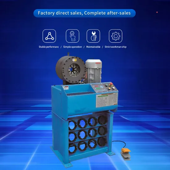 Canada Use Fin Power 1/4-2" 10-87mm P32 P20 P52 Hydraulic Pressing Hose Crimping Machine Hose Pipe Press Machine for Crimp Hose