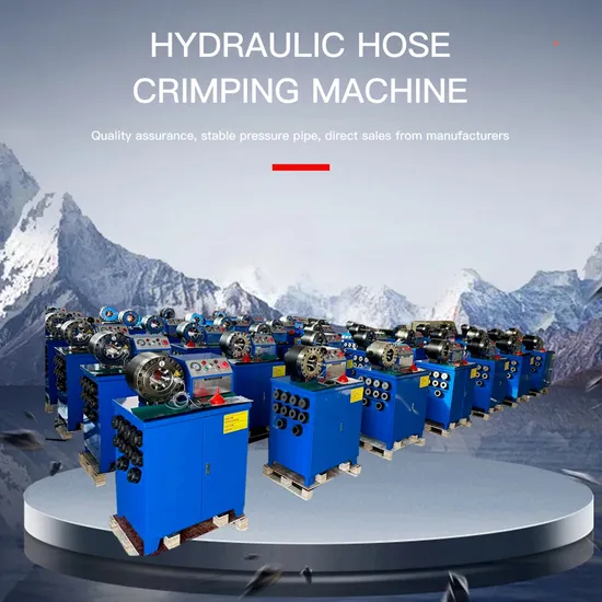 Easy to Operate 1/8 "1/4" -2 "4" "Hydraulic Hose Crimping Machine Hose Pressing Machine