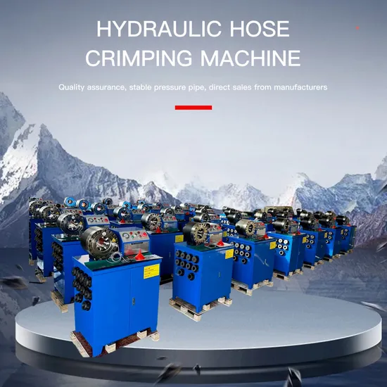 Easy to Operate 1/8 "1/4" -2 "4" "Hydraulic Hose Crimping Machine Hose Pressing Machine