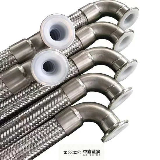 Wire Braided Flange Ends Flexible Stainless Steel Braided Flexible Metal Hose