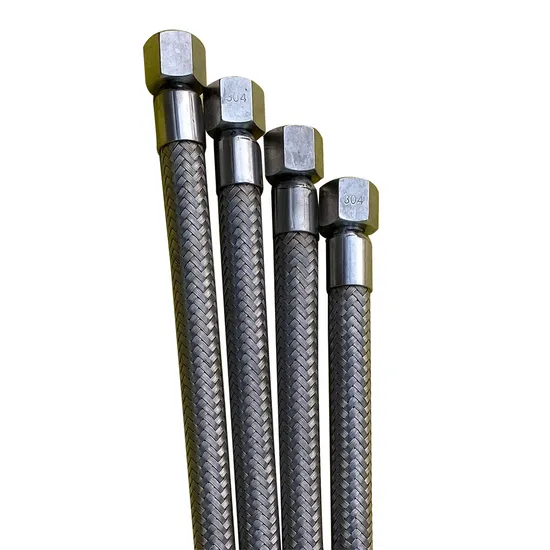 1/2 Inch Stainless Steel 304 Flexible Braided Hose with Extended Wire Braided Pipe/ Tube/ Hose Flexible Metal Hose