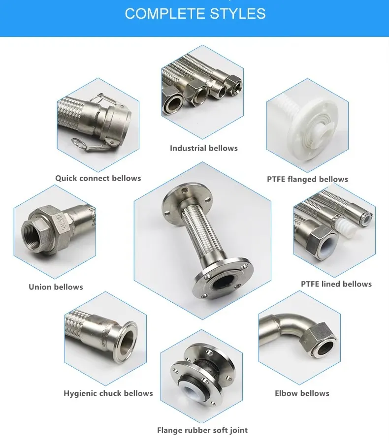 High Temperature High Pressure Stainless Steel Wire Braided Pipe/ Hose Flexible Metal Hose