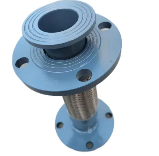 Acid Resistant Connectors Flange Type Steam Flexible Metal Lined Stainless Steel Braided Hose