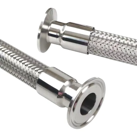 4 Inch SS304 Stainless Steel Flex Pipe Connection Joint Flexible Wire Metal Braided Hose