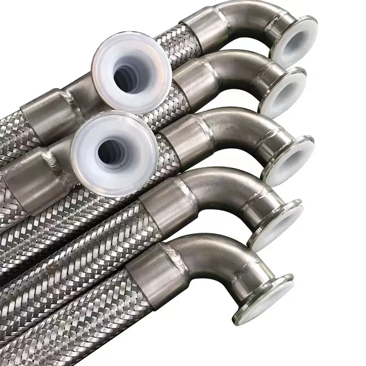 Steel Wire Braided Stainless Steel Corrugated Flexible Gas Connection Metal Hose