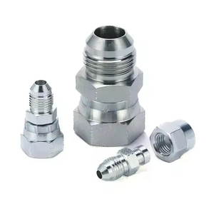 Stainless Steel Hexagon Reducing Threaded Nipple, Machining Hydraulic Transition Joint