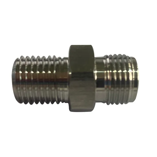 Swagelok Standard Right Angle Straight Through Fittings, Stainless Steel Double Sleeve Threaded Straight Through Fittings, High-Pressure Pneumatic Fittings