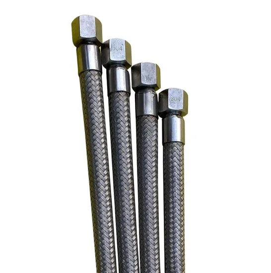 Flexible Heat Resistant Hose Engine Oil Cooler Steel Braided Hose Hydraulic Hose and Fitting