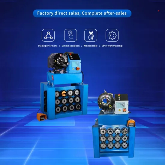 Professional Automatic Easy to Operate 1/8 "1/4" -2 "4" "Hydraulic Hose Crimping Machine Hose Pressing Machine