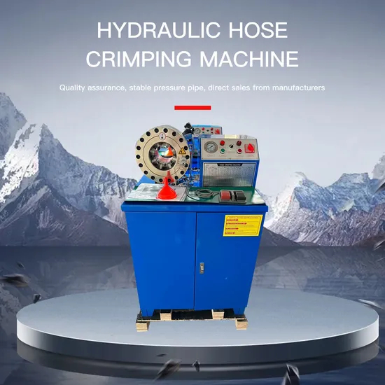 Press Metal Pipe Tube Cable 2inch 2.5inch 3inch Hydraulic Hose Pressing Crimper Crimping Machine