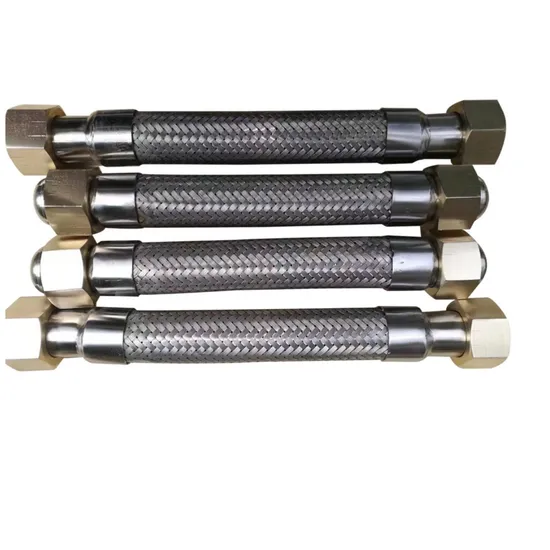 Stainless Steel Single Wire Braided Corrugated Flexible Metal Hose/Pipe with Fitting for Construction