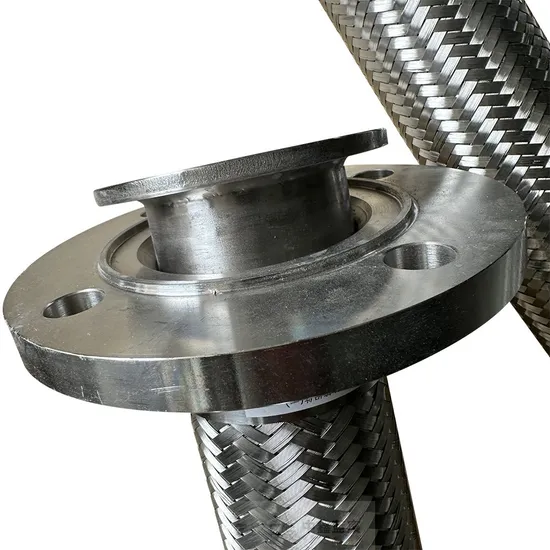 Stainless Steel Crimping High Temperature Resistant Food Grade Corrosion-Resistant PTFE Braized Steel Hose