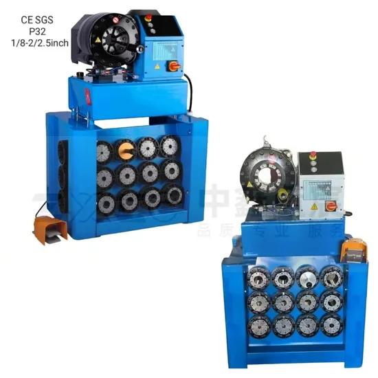 1/4′′ to 2′′ Hose Crimping Machine High Pressure Hose Hydraulic Hose 1.5" Industrial Swage Equipment