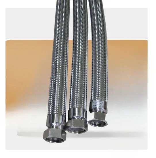 High Temperature Pressure Stainless Steel Wire Braided Tube Assembly Hydraulic Hoses
