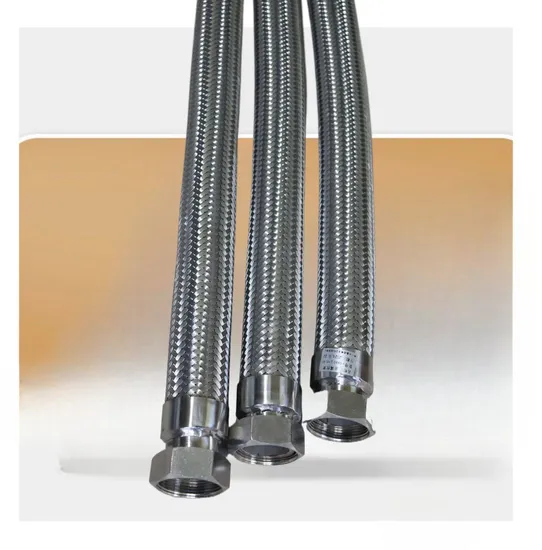 High Temperature Pressure Stainless Steel Wire Braided Tube Assembly Hydraulic Hoses