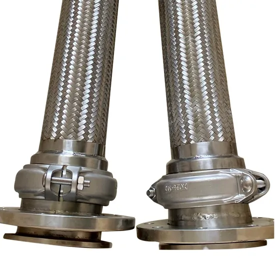 China Supplier Stainless Steel Flange Joint Braided Flexible Metal Hose