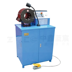 Portable High-Pressure Hydraulic Manual CNC Automatic 2 Inch Metal Fitting Rubber Pipe Crimper Used Pressing Punching Hose Crimping Machine Price