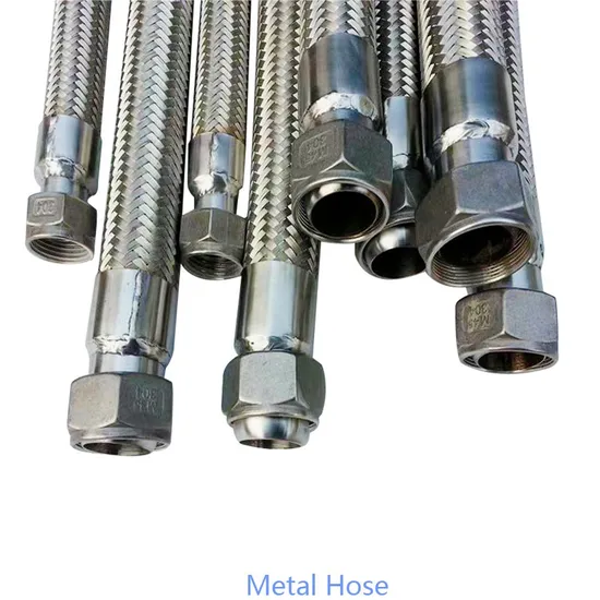 Wire Braided Stainless Steel Corrugated Flexible Gas Connection Metal Flex Hose
