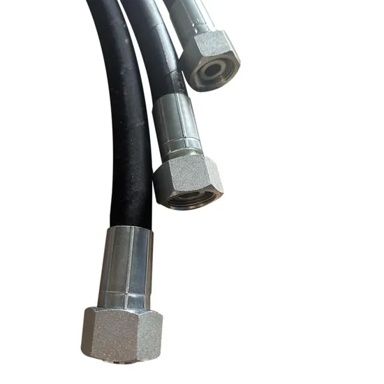 Hydraulic Oil Hose Flexible Oil Suction Delivery Rubber Hose Steel Wire Helix Rubber Hose