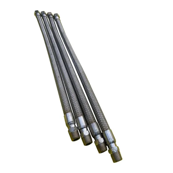 SS304 Flexible Braided Metal Hose Stainless Steel Corrosion Resistant Flange Type Bellow Corrugated Pipe Industrial Braided Hose