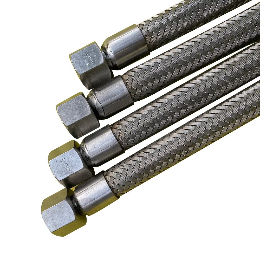 High Pressure Metal Braided Hose SS304 316 Pipe Metal Hose Flexible Metal Hose Assemblies
