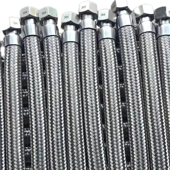 Hot Sales Flange Metal Braided Pipe Connector Stainless Steel Metal Hose