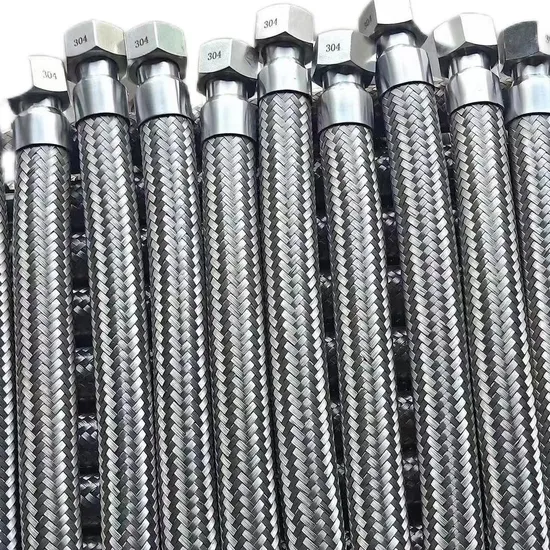 Hot Sales Flange Metal Braided Pipe Connector Stainless Steel Metal Hose