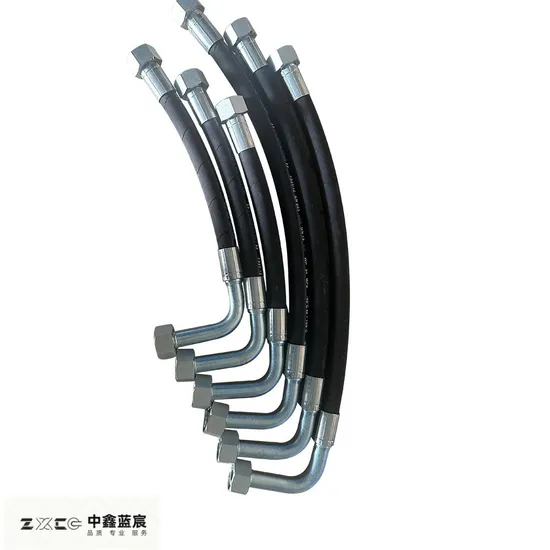 High Pressure 6000psi Hydraulic Hose Pipe / Fuel Oil Drilling Hose Assembly with Flange, Fittings Connector