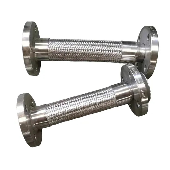 DN200 Pn16 Stainless Steel 304 Braided Flexible Flange Metal Joint Hose