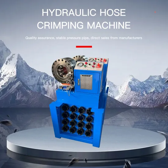 Easy to Operate 1/8 "1/4" -2 "4" "Hydraulic Hose Crimping Machine Hose Pressing Machine