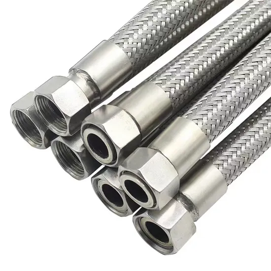 SAE100 R14 Stainless Steel Wire Braided Flexible Metal Hose PTFE Hose