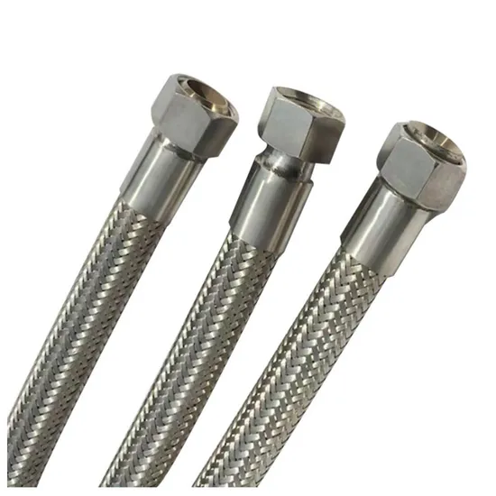 304 316 Stainless Steel Corrugated Braided Metal Flexible Hose Factory