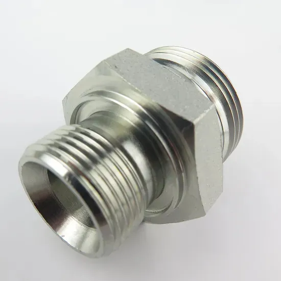 China Supplier Good Quality Threaded Pipe Joint Carbon Steel Transition Joint Nipple Hydraulic Fitting