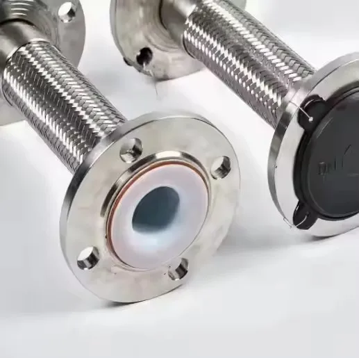 Flexible Metal Hose Braided-Non Braided 304/316 Stainless Steel Flange Expansion Joint Corrugated Metal Hose with Flange