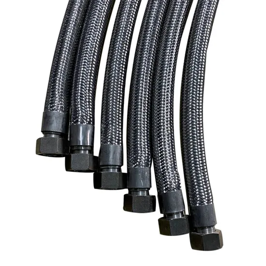 Flexible Heat Resistant Air Discharge Tube Assembly High Temperature Pressure Steam Hydraulic Rubber Hose