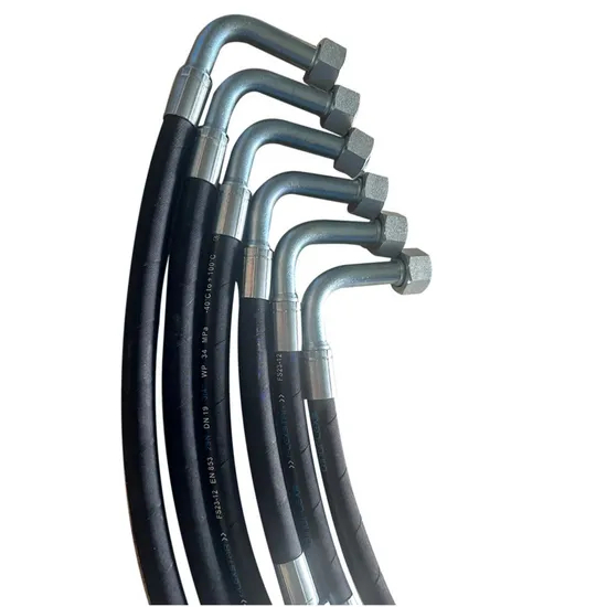 Hydraulic Hose Hydraulic Cylinders Rubber Hose Industrial High Pressure Steel Wire Spiral Hydraulic Rubber Hose